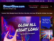 Tablet Screenshot of directglow.com